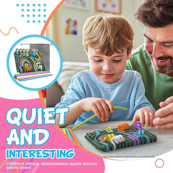 Silicone Fidget Toy for Kids & Adults 3D Pattern(1 Pcs(Any Coor)) - Picture 8 of 9